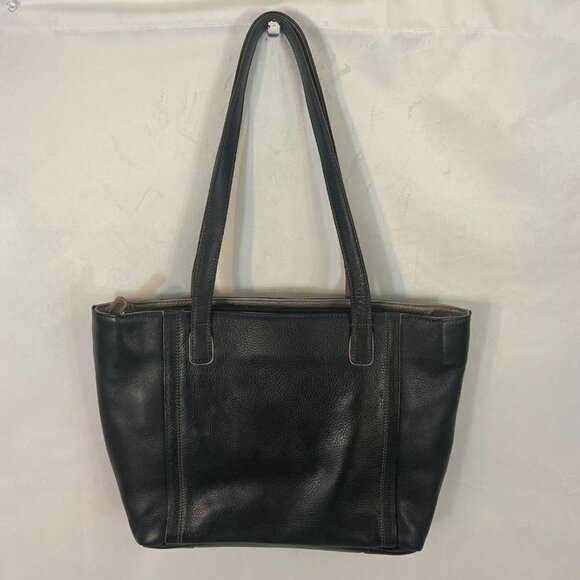 Derek Alexander Purse Shoulder Tote Bag Central Park Style CP8799 Black Leather - Picture 4 of 14
